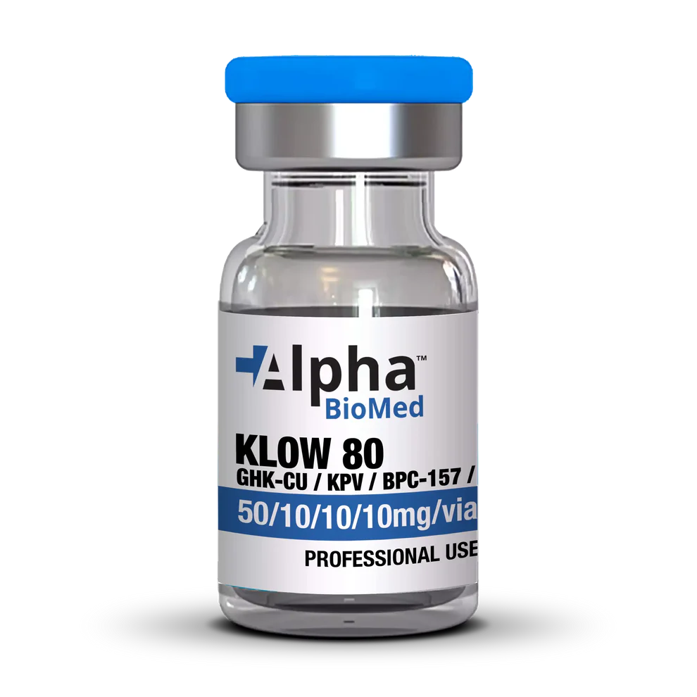 KLOW 80 - GHK-Cu (50mg) / KPV (10mg) / BPC-157 (10mg) / TB500 (10mg)