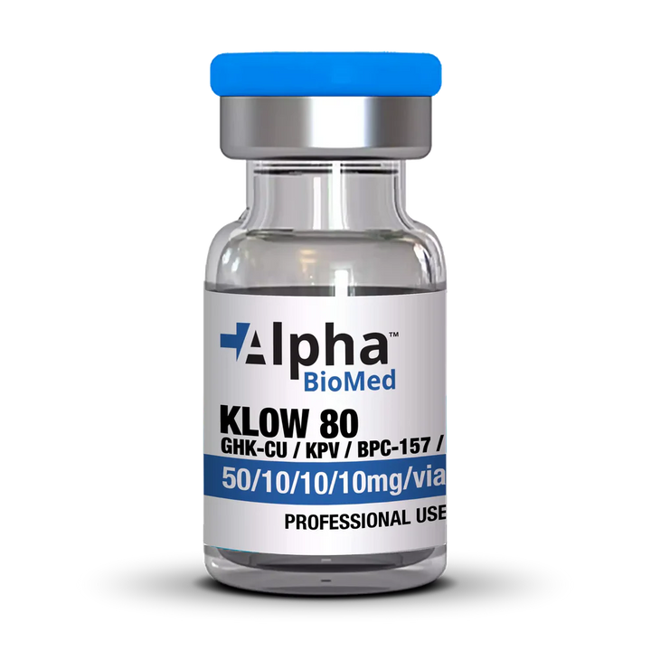 KLOW 80 - GHK-Cu (50mg) / KPV (10mg) / BPC-157 (10mg) / TB500 (10mg)