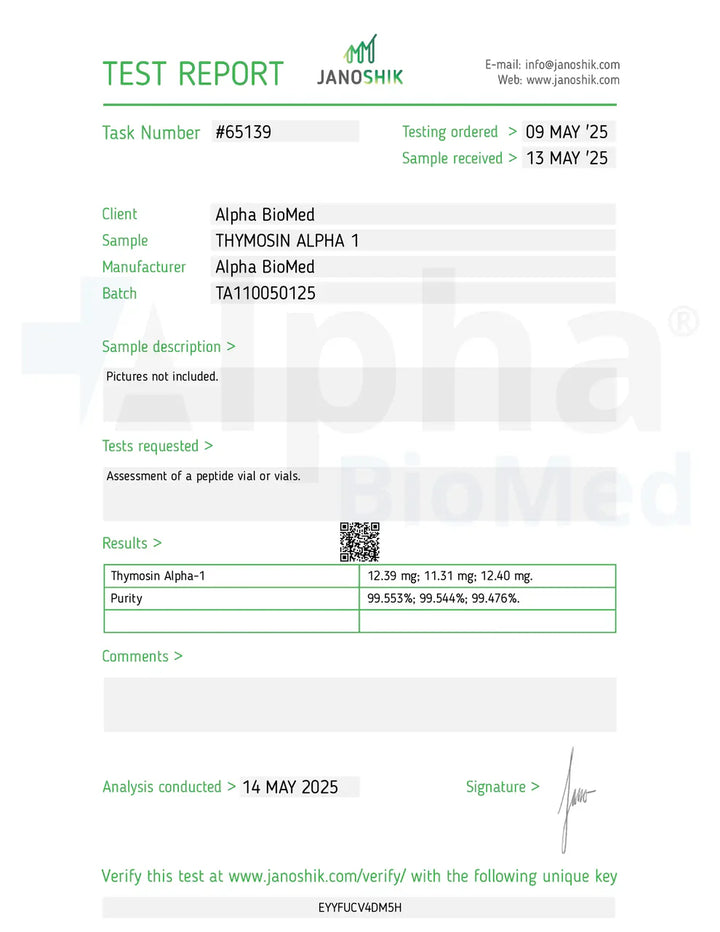 Thymosin Alpha 1 (TA1) (10mg)