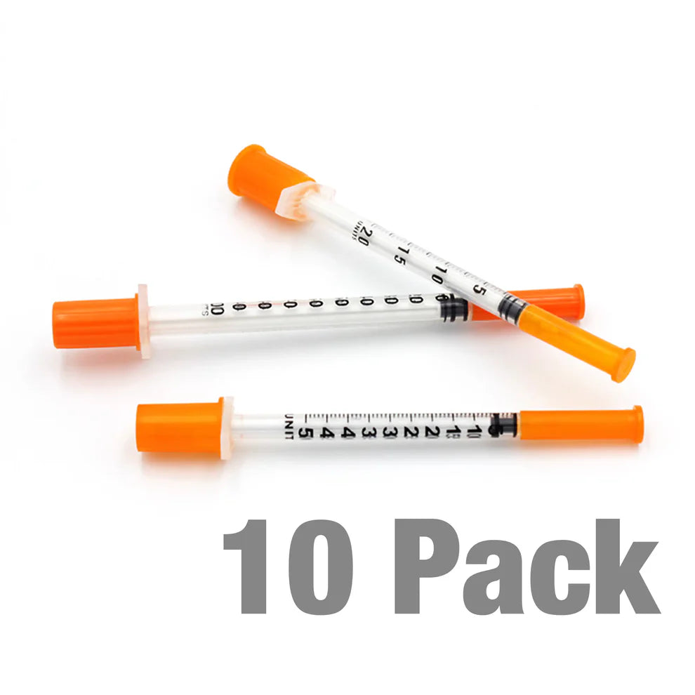 Insulin Syringes - 29G 1CC 1/2" (10 pack)